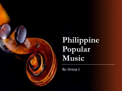  Philippine Popular Music: A Journey Through Time and Melody